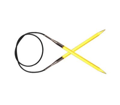 100/6,00 Knit Pro Спицы круговые "Trendz" 6,00мм/100см акрил, желтый, 51117