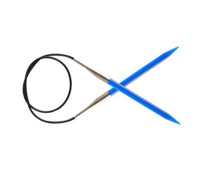 100/6,50 Knit Pro Спицы круговые "Trendz" 6,5мм/100см акрил, синий, 51118