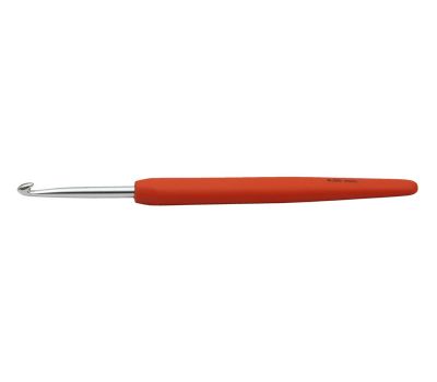 9,00 Knit Pro Крючок для вязания с эргономической ручкой "Waves" Алюминий №9,0, 30917