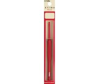 3,00 TULIP Крючок для вязания с ручкой "ETIMO Red" 3мм, алюминий/пластик, красный