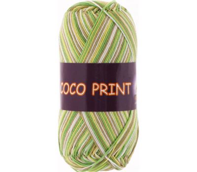 Vita cotton Coco print Желто-зеленый меланж, 4671