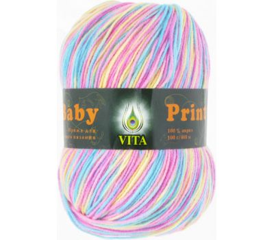 Vita Baby print Ульра розовый с желтым , 4887