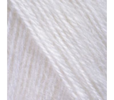 YarnArt Angora De Luxe Белый, 501