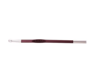 6,00 Knit Pro Крючок для вязания "Zing" 6,0мм, алюминий, фиолетовый бархат, 47473