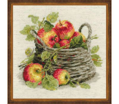 1450 Набор для вышивания "Риолис" Спелые яблоки 30х30 см, 1450