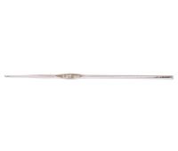 0,50 Knit Pro Крючок для вязания с серебристым наконечн"Steel" сталь №0,5