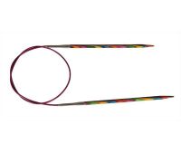 60/2,00 Knit Pro Спицы круговые укороченные "Symfonie" 2,0мм/60см  ламинированная береза, многоцветный
