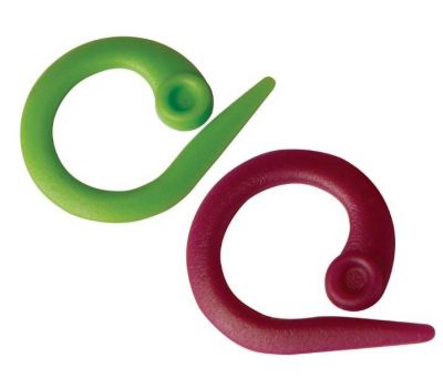 10804 Knit Pro Маркер для вязания "Круг", пластик, зеленый/красный, 30шт в упаковке, 10804