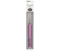 0,60 TULIP Крючок для вязания с ручкой "ETIMO Rose" 0,6мм, сталь/пластик, золотистый/серебристый/розовый