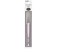 0,40 TULIP Крючок для вязания с ручкой "ETIMO Rose" 0,4мм, сталь/пластик, золотистый/серебристый/розовый