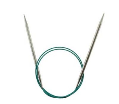 Спицы круговые "Mindful" Knit Pro 80/4,5 см нержавеющая сталь, серебристый, 36100