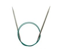 Спицы круговые "Mindful" Knit Pro 80/5,0 см нержавеющая сталь, серебристый