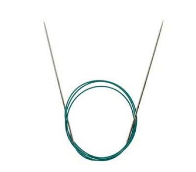 Спицы круговые "Mindful" Knit Pro 100/2,0 см нержавеющая сталь, серебристый, 36111