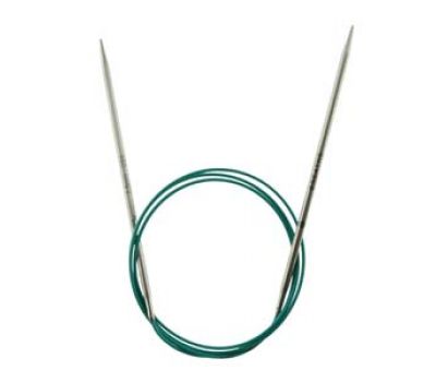 Спицы круговые "Mindful" Knit Pro 100/3,5 см нержавеющая сталь, серебристый, 36117