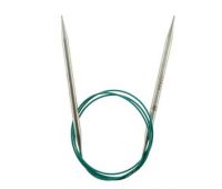Спицы круговые "Mindful" Knit Pro 100/4,5 см нержавеющая сталь, серебристый