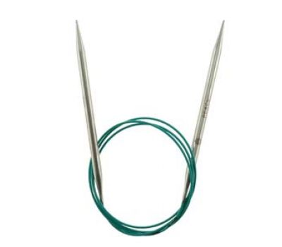 Спицы круговые "Mindful" Knit Pro 100/4,5 см нержавеющая сталь, серебристый, 36120