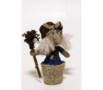 Набор Амигуруми для вязания игрушки Баба Яга, размер 16смх12см, 1013564