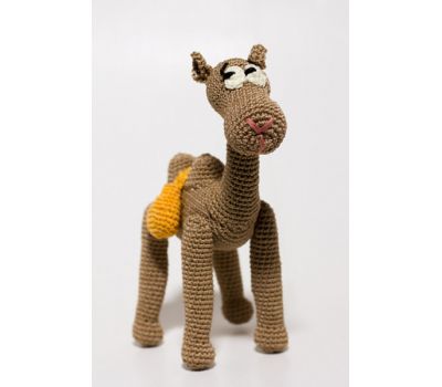Набор Амигуруми для вязания игрушки Верблюд Каракум, размер 17смх16см, 1017166