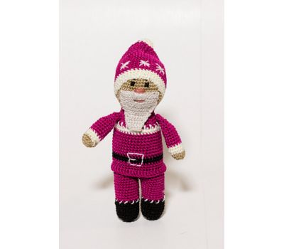 Набор Амигуруми для вязания игрушки Дед мороз, размер 15смх11см, 1013175