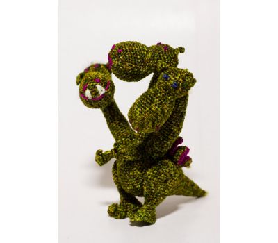 Набор Амигуруми для вязания игрушки Змей горыныч, размер 15смх15см, 1013540